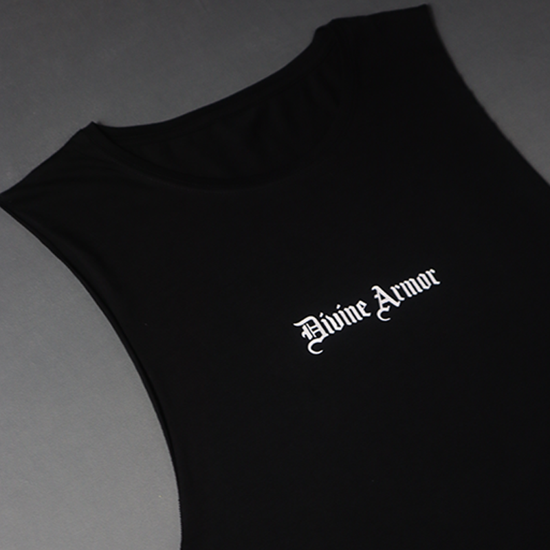 Black Old School Tank