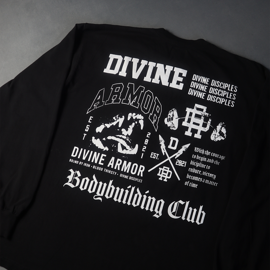 Disciples Long Sleeve T Shirt in Black