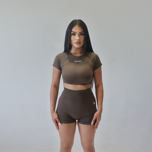 Royalty Top in Brown