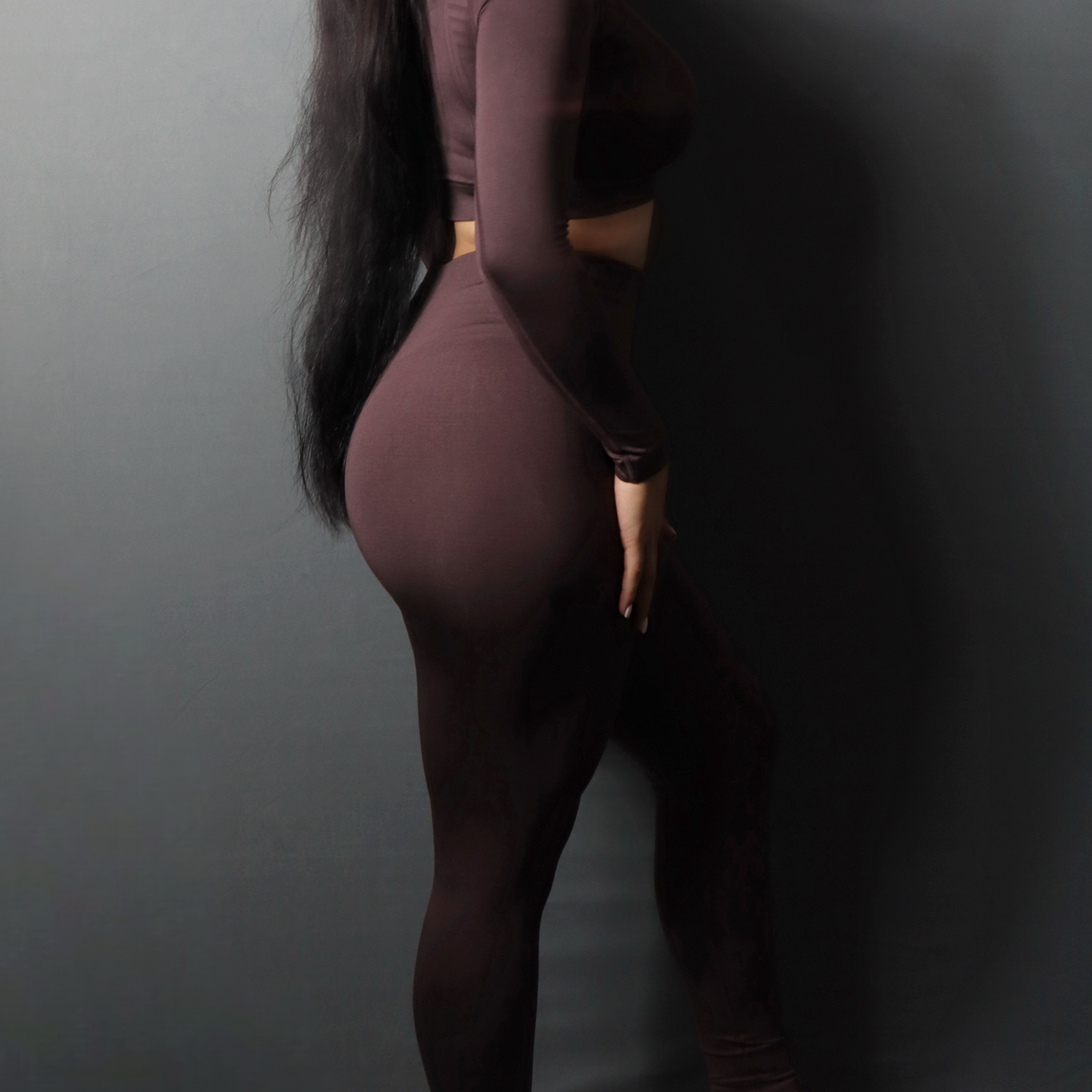 Royalty Leggings in Deep Brown