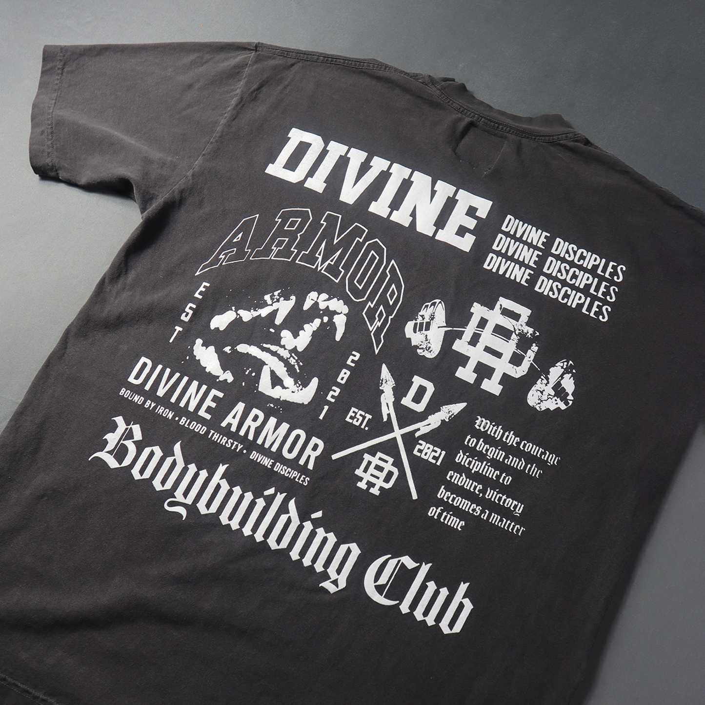 Disciples T shirt in Charcoal