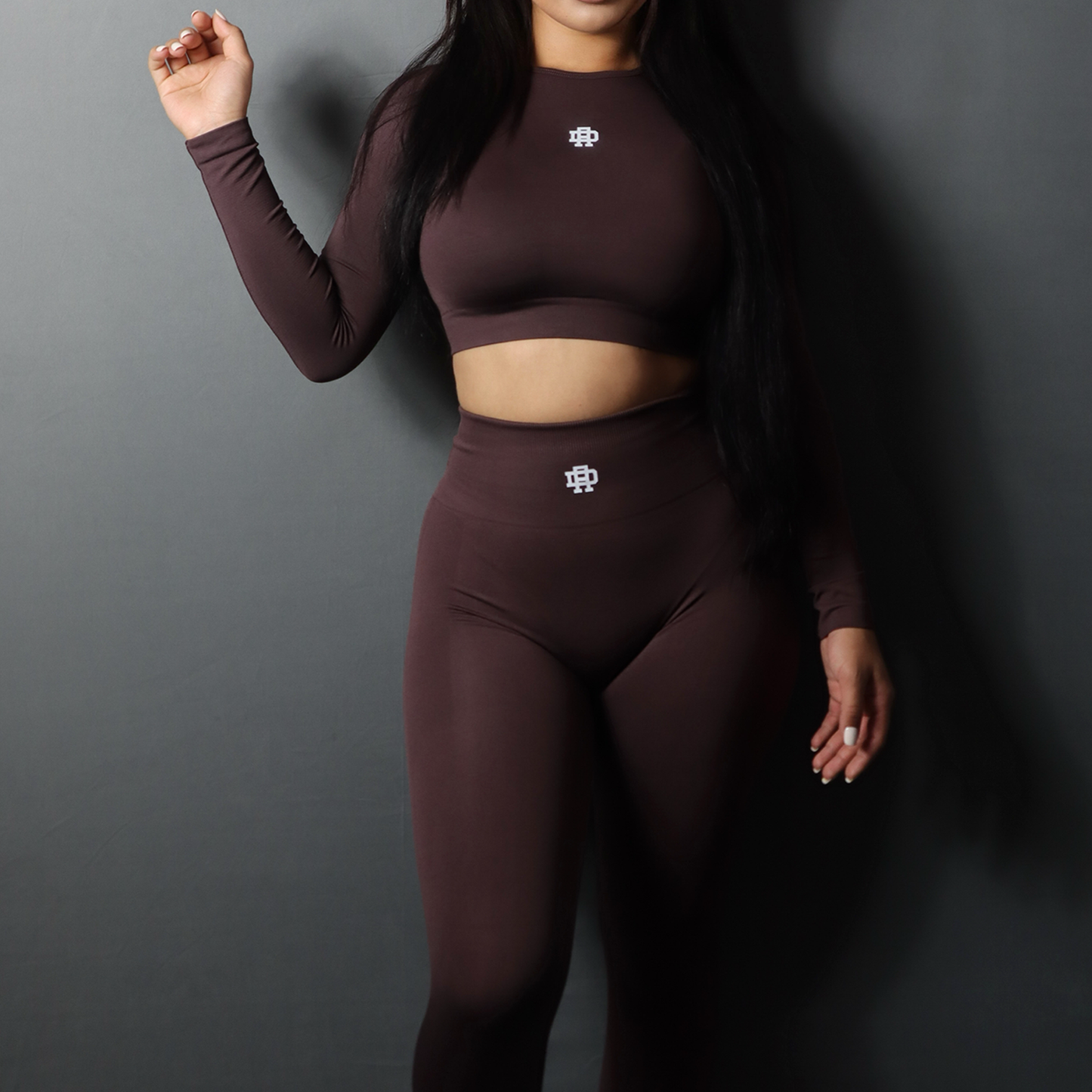 Royalty Leggings in Deep Brown